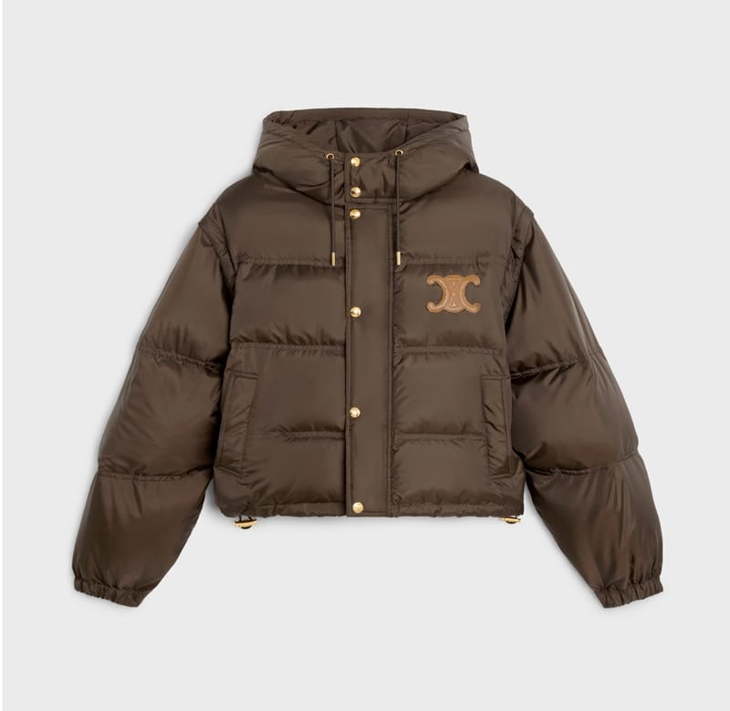 DETACHABLE COAT BROWN