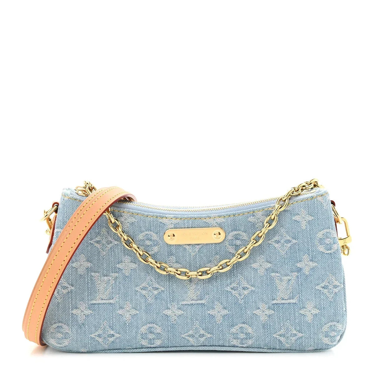 MINI DENIM BAG WITH CHAIN