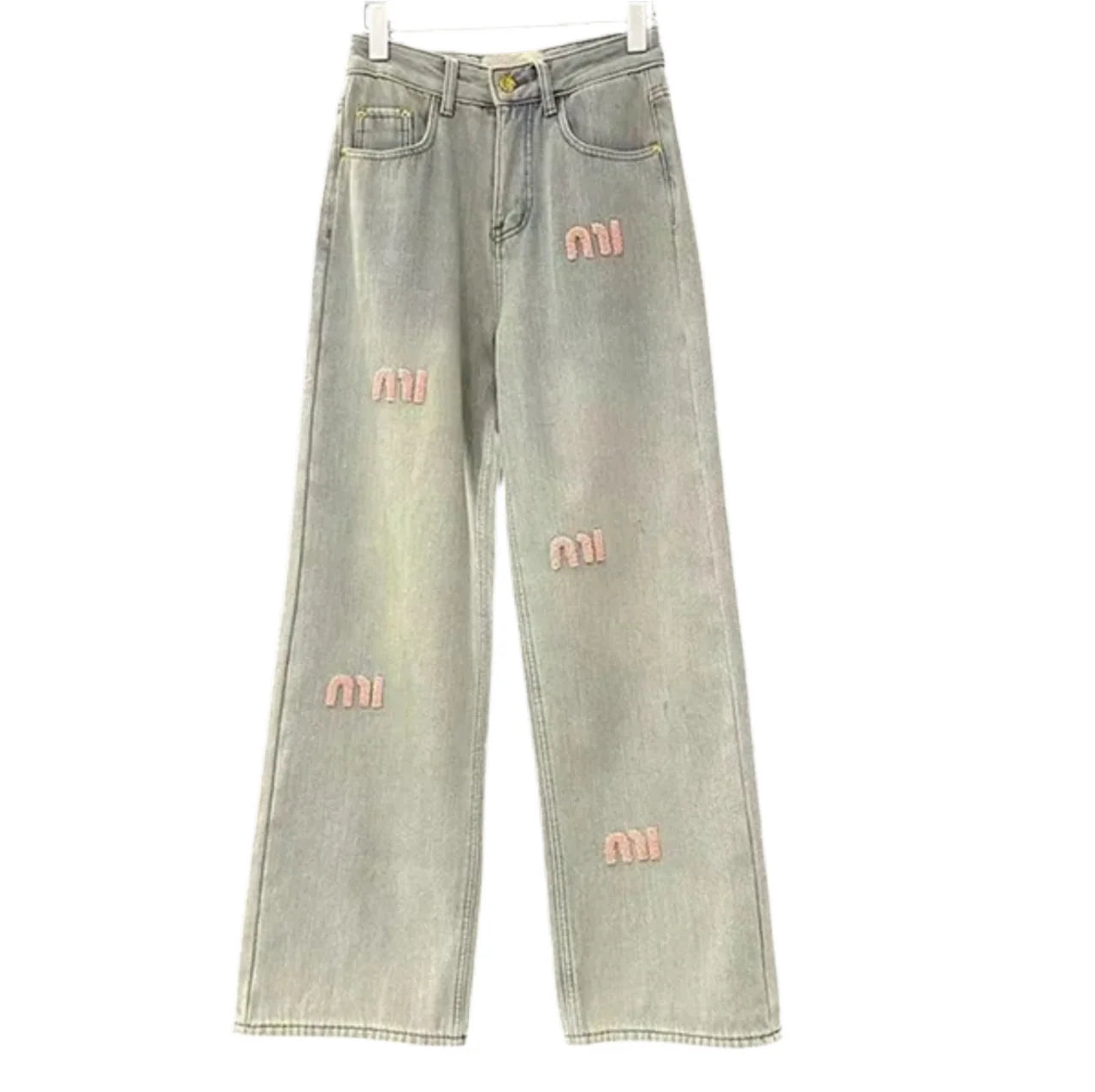 PINK LETTERS JEANS