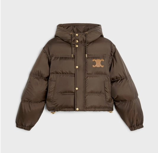 DETACHABLE COAT BROWN