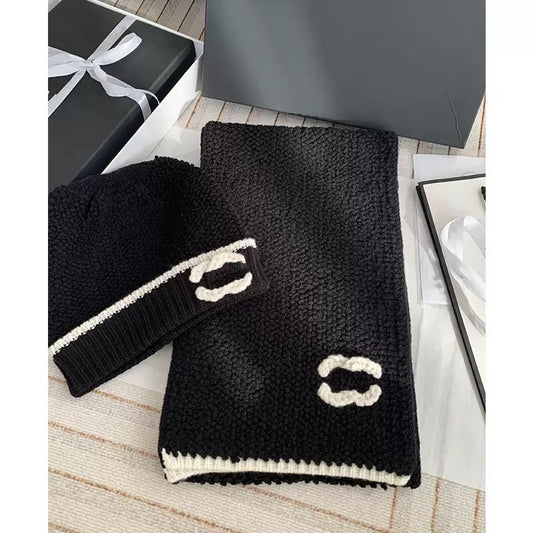 FLEECE CASHMERE SCARF SET