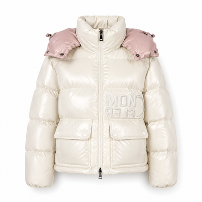 „MONC“ WHITE WINTER COAT