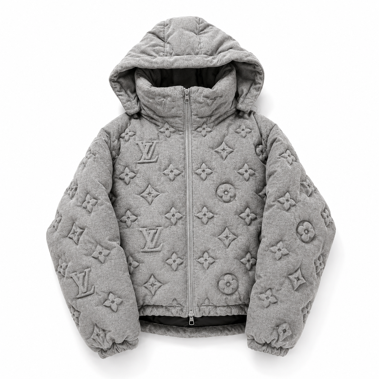 ICONIC PUFFER COAT GRAY