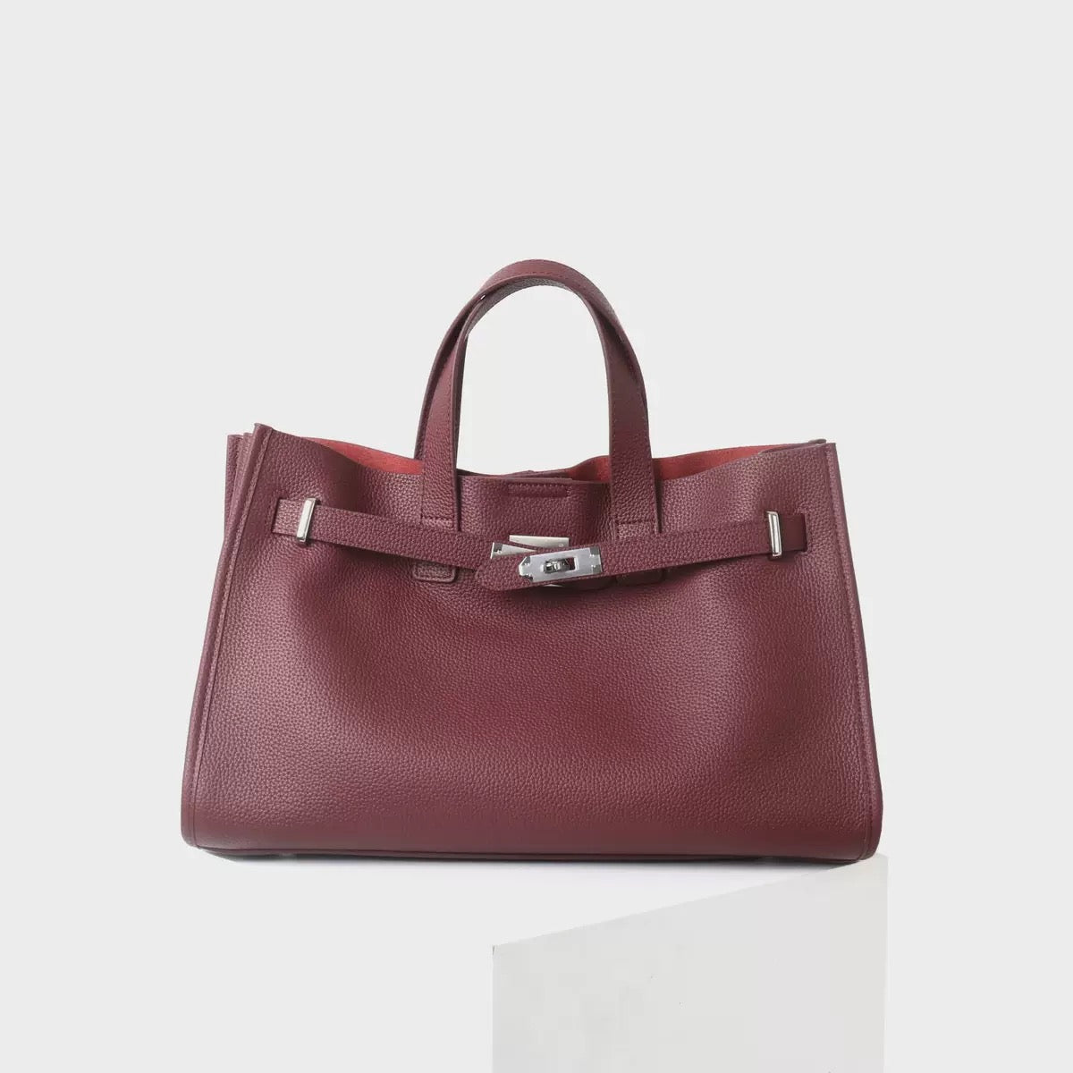 LOHA | WINE RED LARGE TOTE BAG