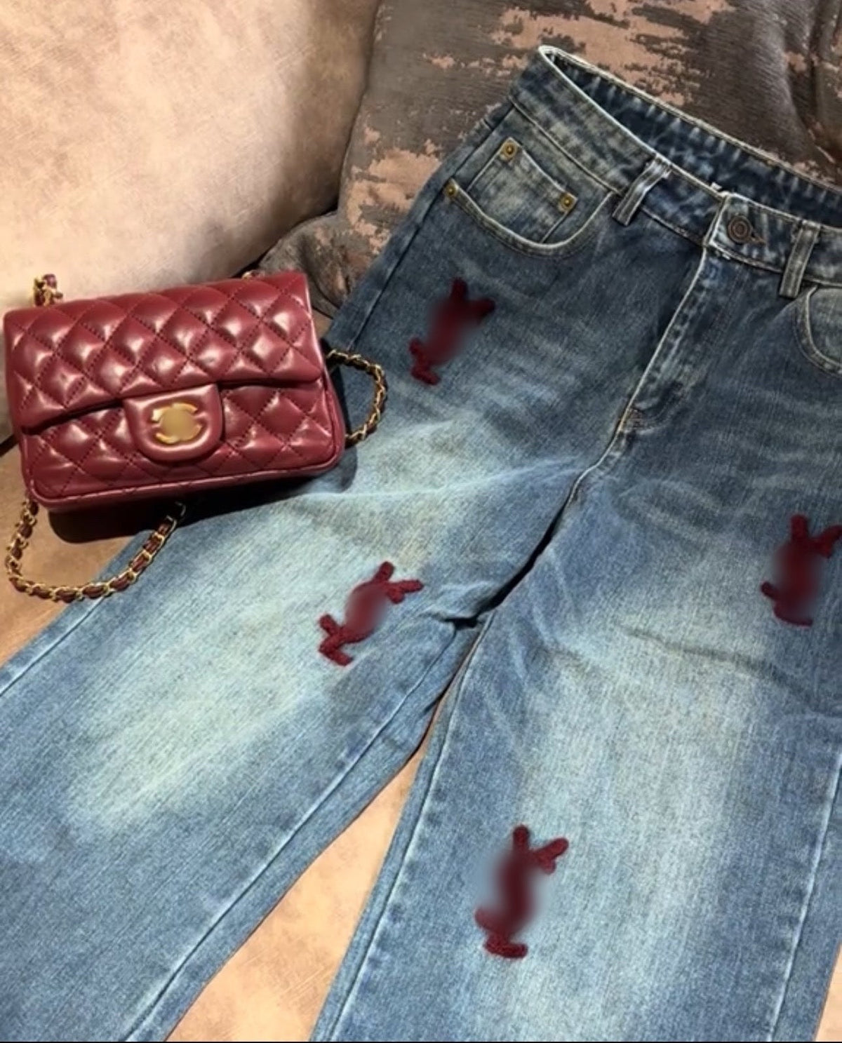 BORDEAUX YSA JEANS
