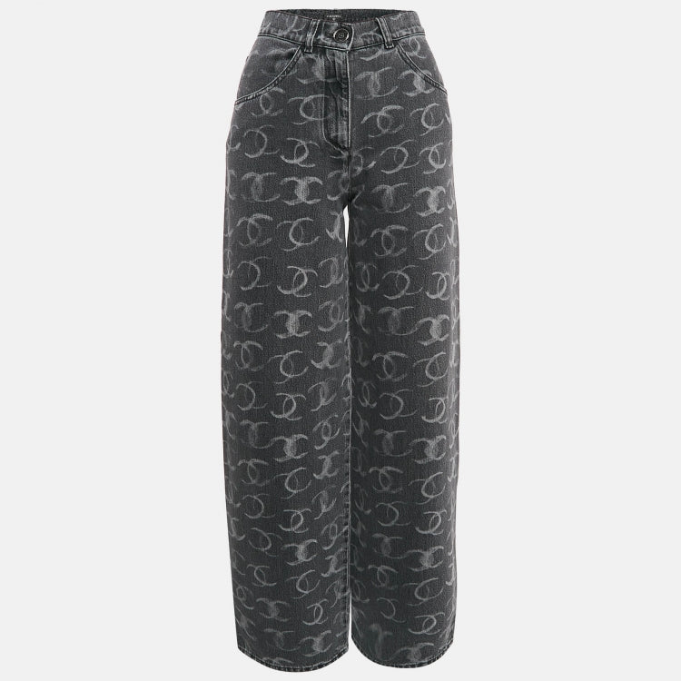 GREY SEQUIN JEANS