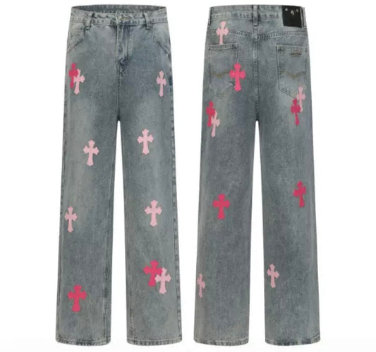 CH JEANS PINK LOGO