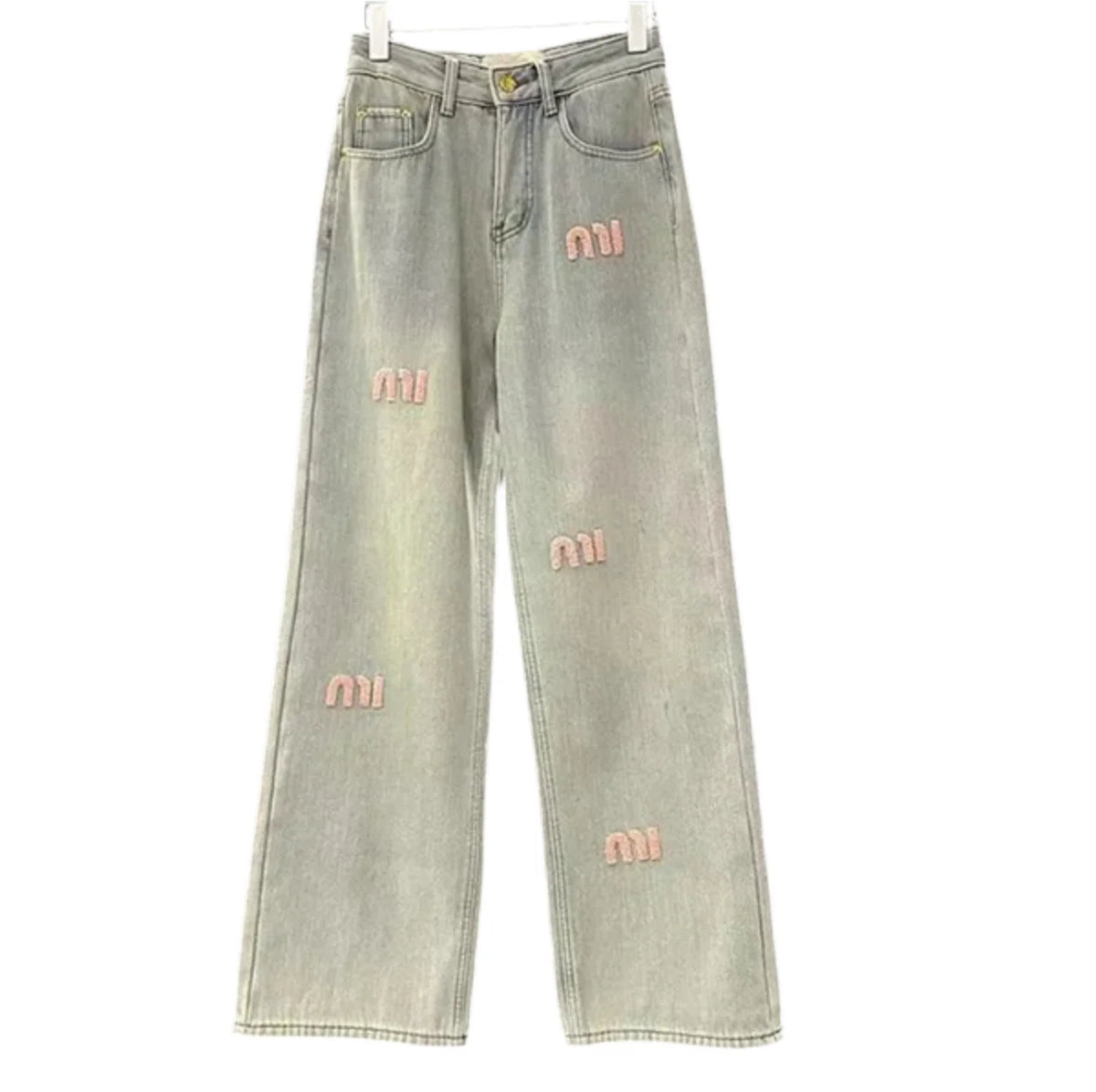PINK LETTERS JEANS
